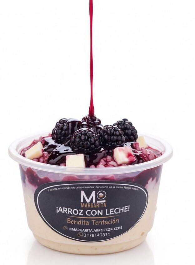 Arroz con leche Mora